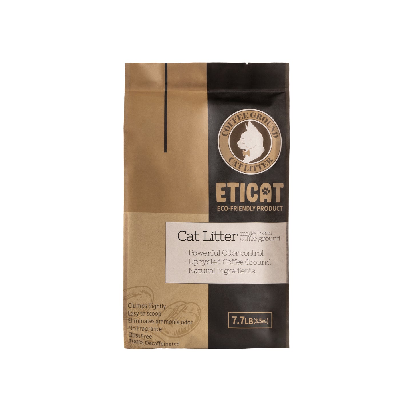 ETICAT: Upcycled Coffee Cat Litter 7.7LBS X 6EA set (20% OFF!!)